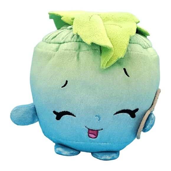 2 Shopkins Plush Toys Kooky Cookie and 5" Mintee Beanie Stuffed Plushies - Picture 4 of 9